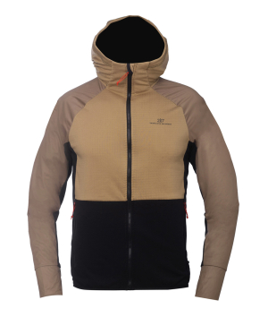 2117 7813970 men vibo hybrid softshell square fleece hoodie jacket kitt brown beige a