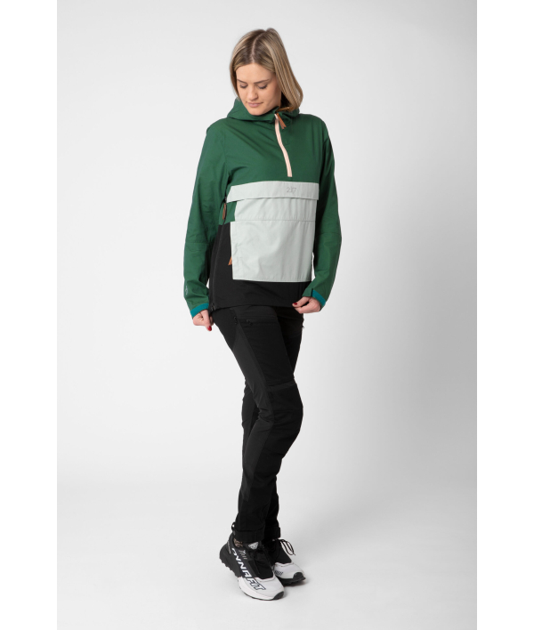 7612910 Lidhult Anorak forest green front