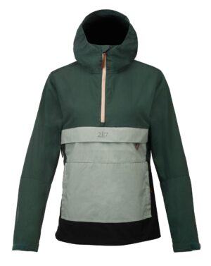 7612910 Lidhult Anorak forest green front