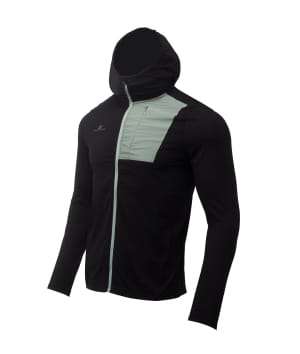 7813968 Skoges Powerstretch-jacka svart framsida