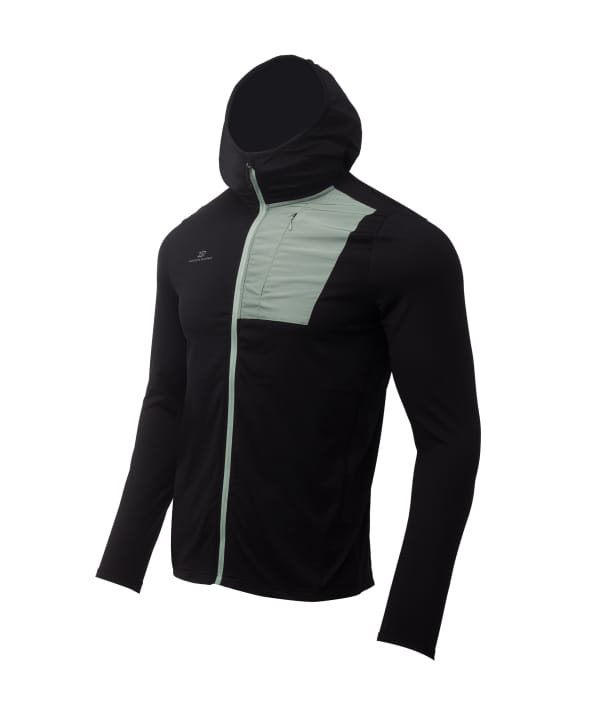 7813968 Skoges Powerstretch-jacka svart framsida