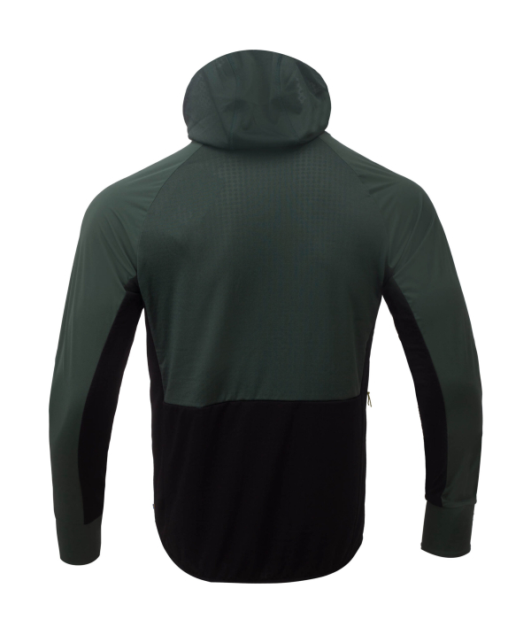 7813970 Vibo Hybrid Hoodie forest green front