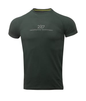 7853921 Luttra mesh top short forest green front