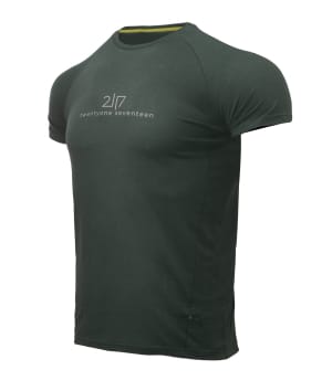 7853921 Luttra mesh top short forest green front