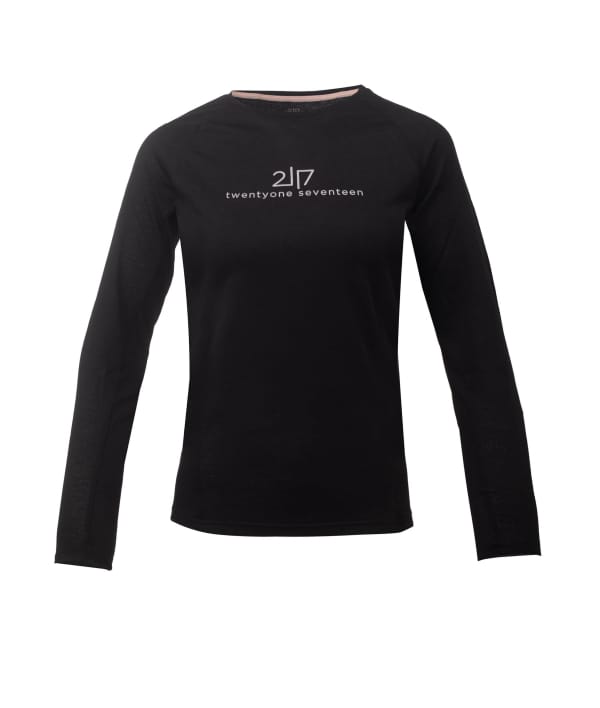 7953919 Luttra Mesh top long black front