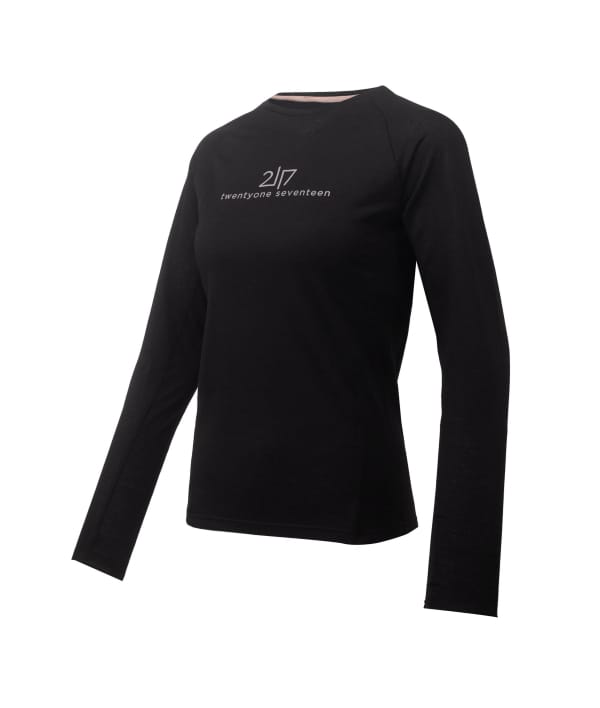 7953919 Luttra Mesh top long black front