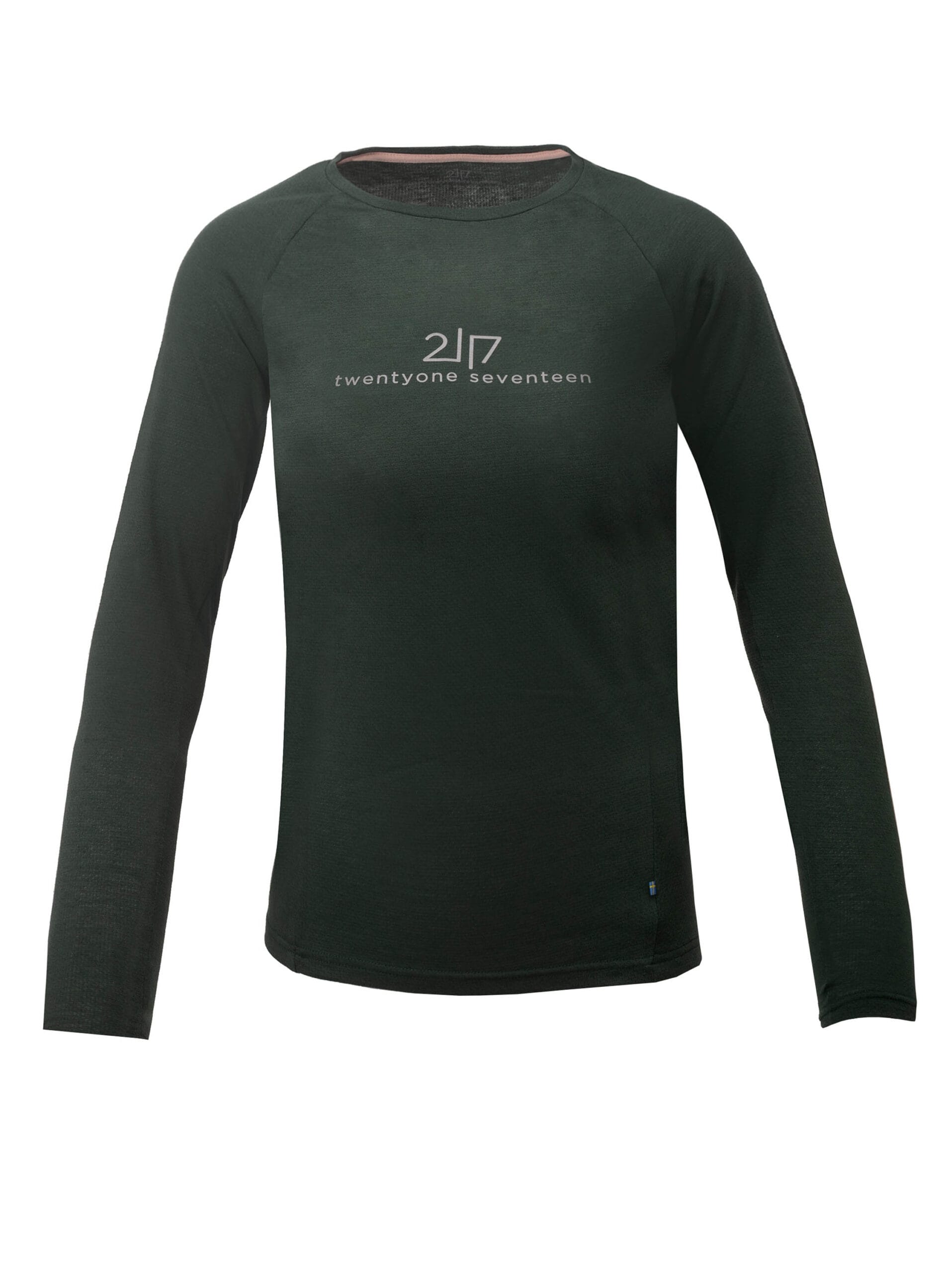 7953919 Luttra Mesh top long forest green front