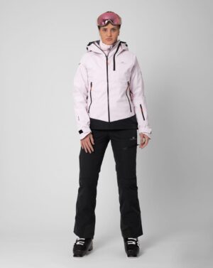 2117 7613929 7623929 women kuolpa 3 layer shell ski jacket pants black soft pink a 1