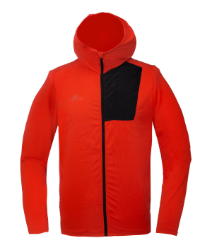 2117 7813936 men skoges powerstretch fleece hoodie jacket red orange a