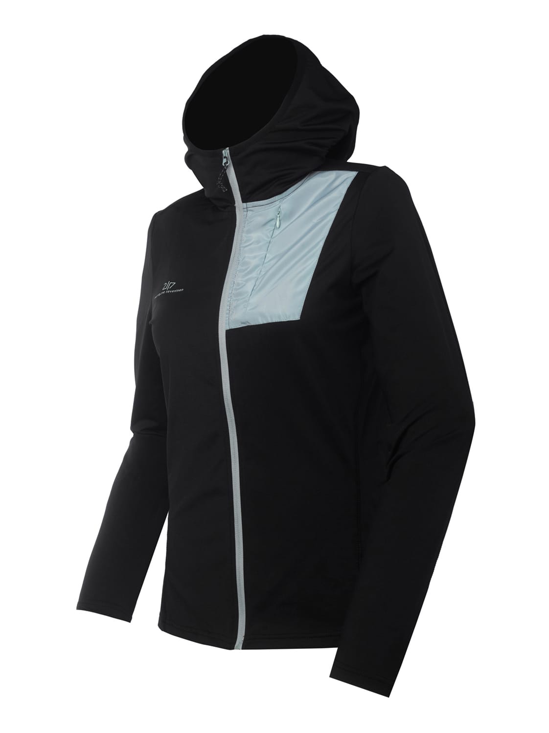 2117 7913936 skoges powerstretch fleece hoodie jacka dam svart a