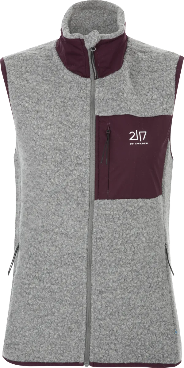 Women's Wool Pile Vest Skord