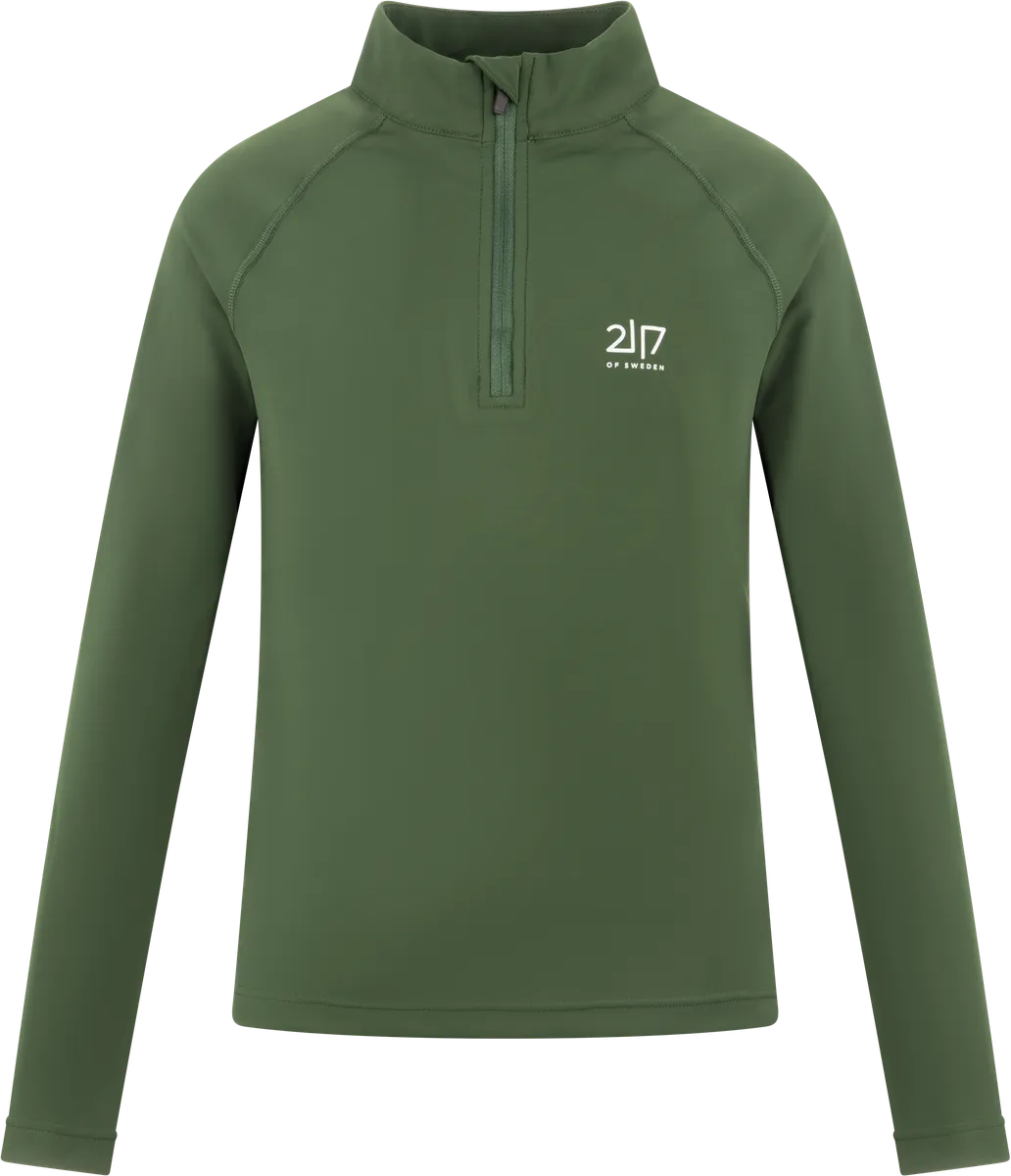 Junior's Stretchy Midlayer Half Zip Top Undal